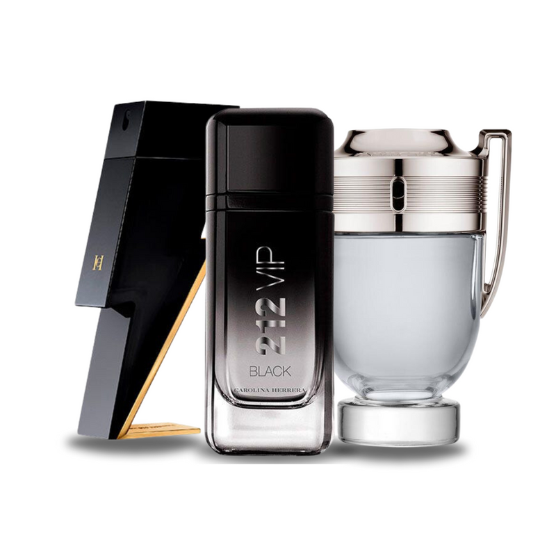SET 3 PARFUMURI: BAD BOY, VIP BLACK, CLASSIC INVICTUS – 3x100ML