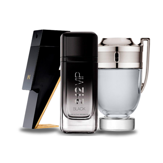 SET 3 PARFUMURI: BAD BOY + 212 VIP BLACK + PACO RABANNE INVICTUS 100ML