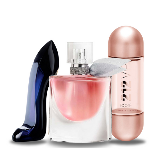 SET 3 PARFUMURI: GOOD GIRL + LANCÔME LA VIE EST BELLE + 212 VIP ROSÉ 100ML