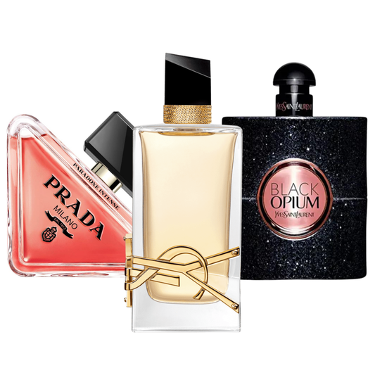 SET 3 PARFUMURI: PRADA PARADOXE + BLACK OPIUM YVES SAINT LAURENT + LIBRE 100ML